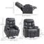 Fauteuil inclinable électrique avec porte-gobelets, facile à assembler