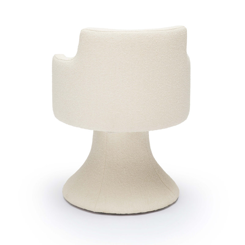  Chaise pivotante crème Performance Boucle, Cream