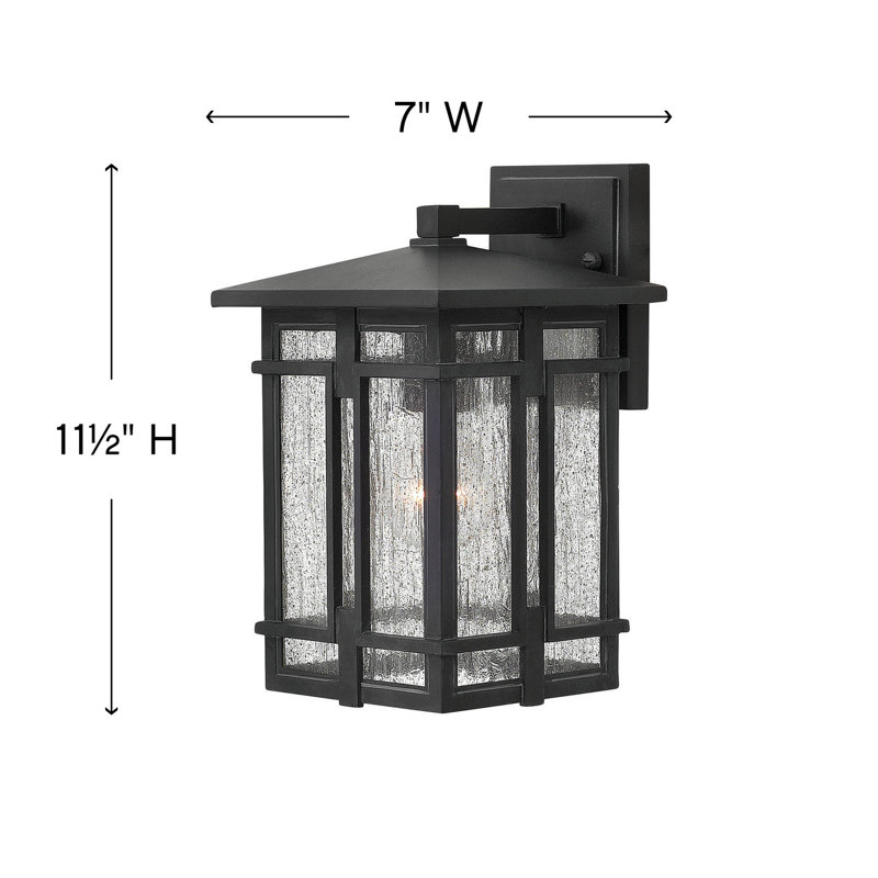 Tucker Outdoor Wall Lantern, 11.5" H x 7" W, Incandescent