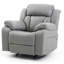 Fauteuil inclinable berçant gris élégant pour les espaces confortables-1174804814