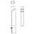 Acute Matte Black Integrated LED Metal Pathway Light