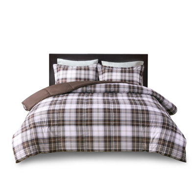 All Season Microfiber Bedding Sets, Classic Plaid Style For Home Comfort