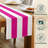 Fuchsia Striped Table Runner 72" x 12"-27798570-27778790