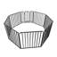 60cm H Iron Exercise Pen-1743601199
