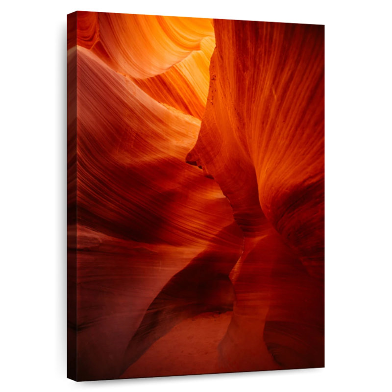 Alvord, canyon antilope rouge abstrait, H 24 po x l 16 po