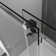 72'' W 76'' H Frameless Rectangle Reversible Shower Stall