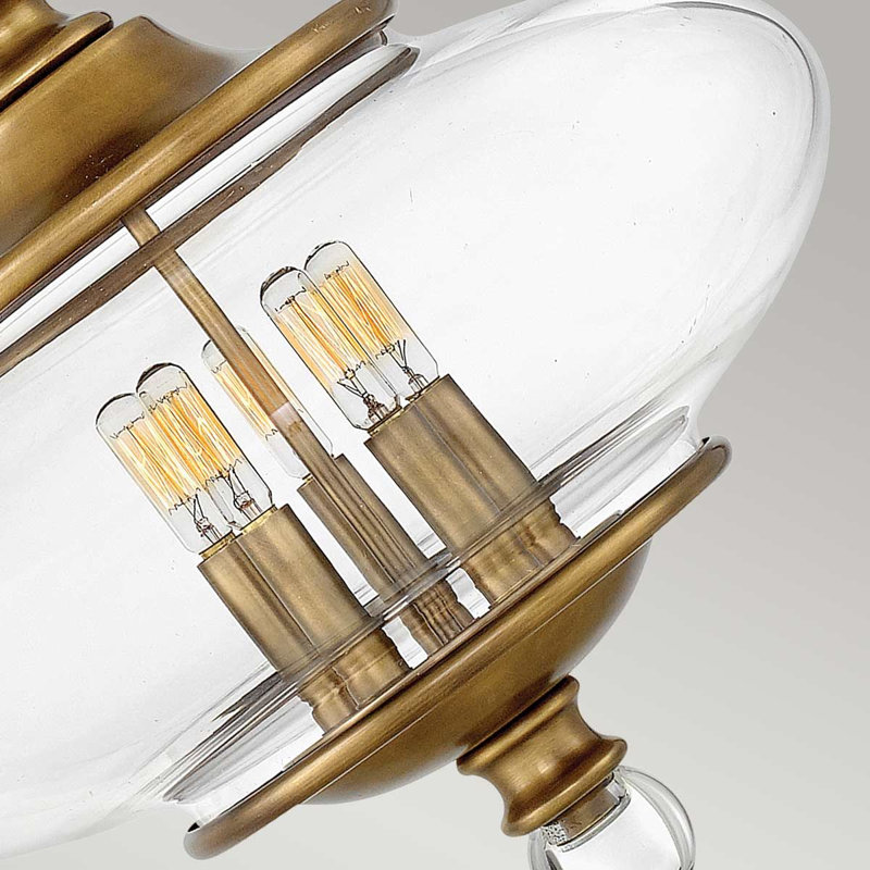 Scettrini 5 - Light Heritage Brass Unique/Statement Pendant