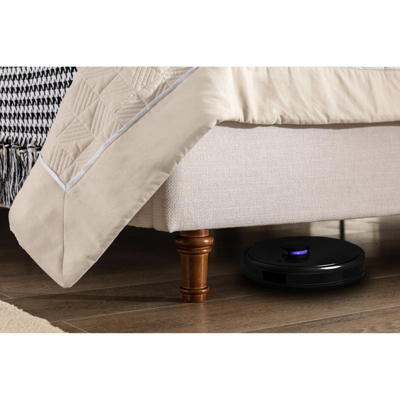Tête de lit pour lit très haut de 54 po avec revêtement texturé confortable - Fabrication en métal pour la chambre à coucher, sommier requis, vitrines faciles à assembler