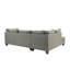 Canapé modulaire 3 pièces en gris-121052409
