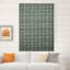 Fabdivine Modern Gray Corded Blinds Handmade 100% Blackout Cotton Roman Shade with Floral Block Print for French Doors, Windows and Rooms, Hall Window Treatment, Ulta Kamal-1811740795