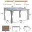 Pavillon de jardin en aluminium, pavillon en polycarbonate mural-110744120