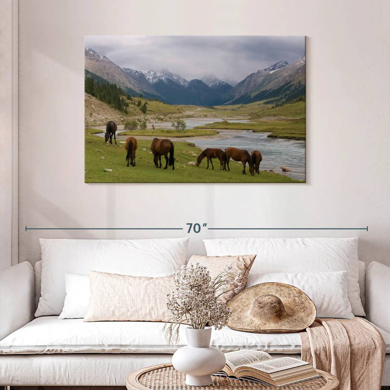 Karakol Horses, 30" H x 45" W