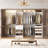 49"-156" W Closet System With Adjustable Shoe Shelves And Drawers-444437146