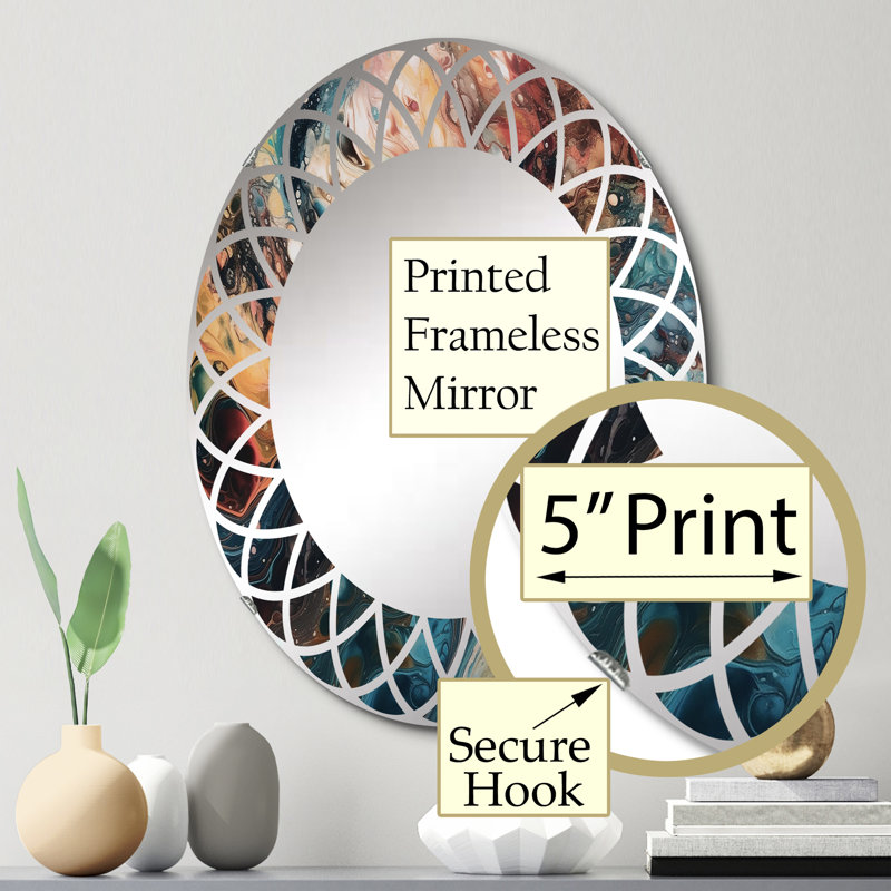 Miroir mural Zymirah, 30 po x 20 po