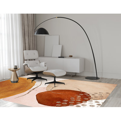 Demarques Vinyl Machine Printed Area Rug