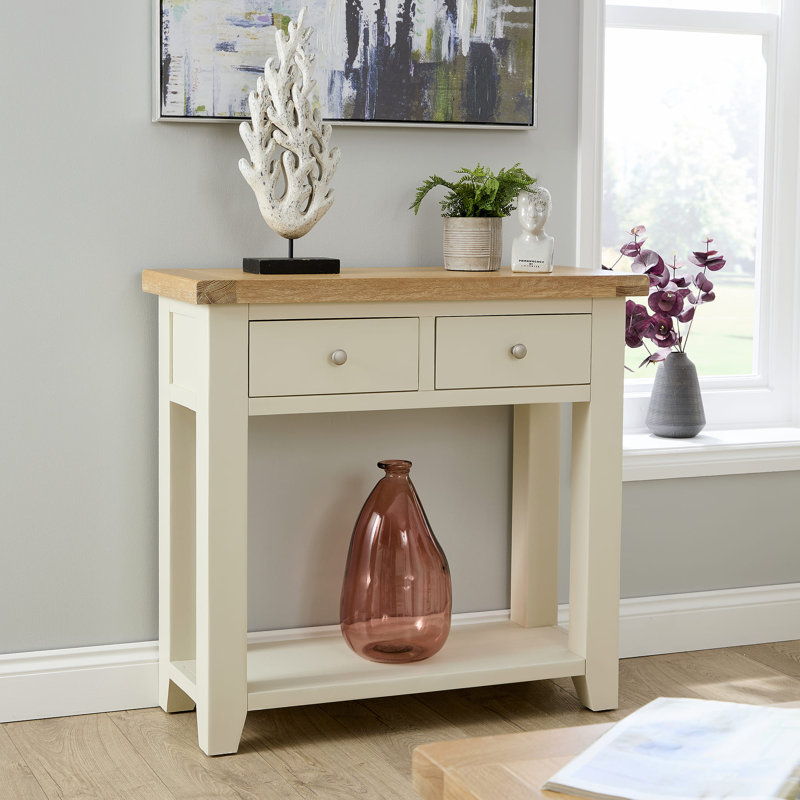 Cooksey 85cm Console Table, White