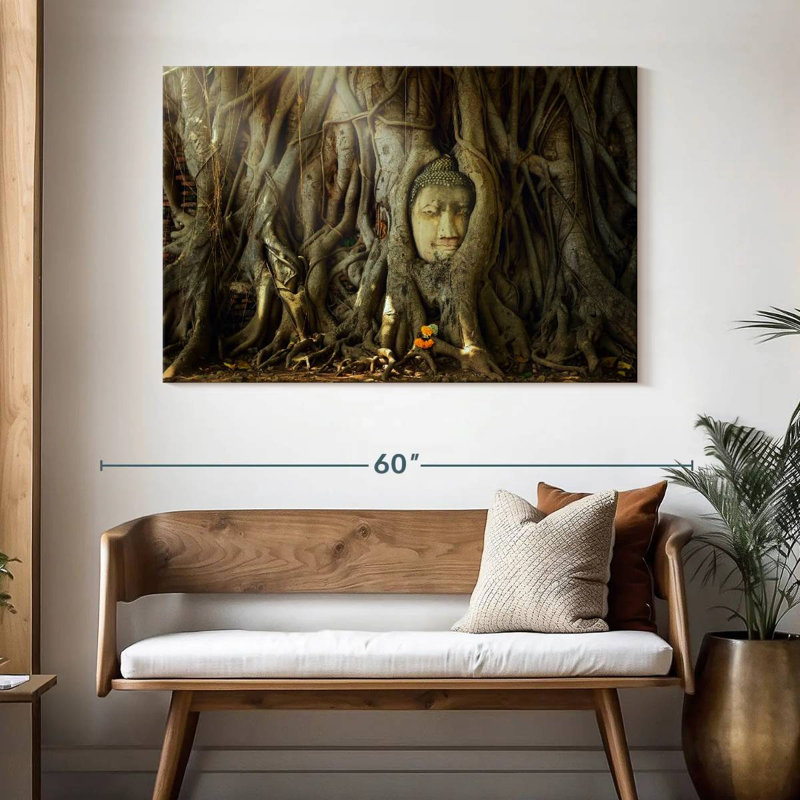 Adella Mahathat Buddha Head, 32" H x 48" W
