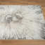 Tapis rectangulaire gris en polypropylène tissé à la machine Jisha-165082750