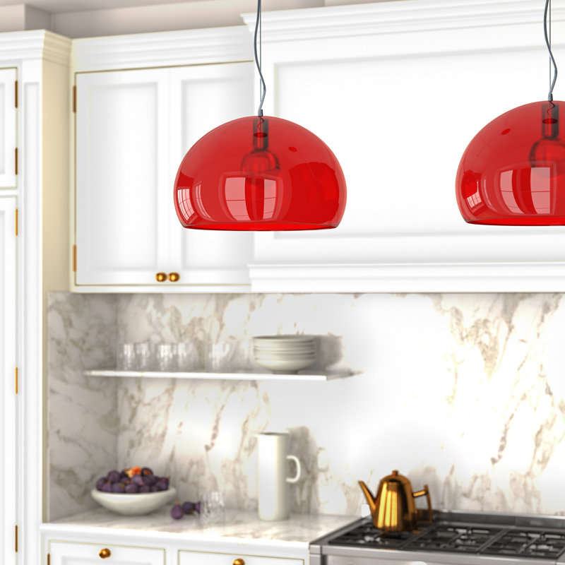 FL/Y 1 - Light Pendant, LED, Small, Red