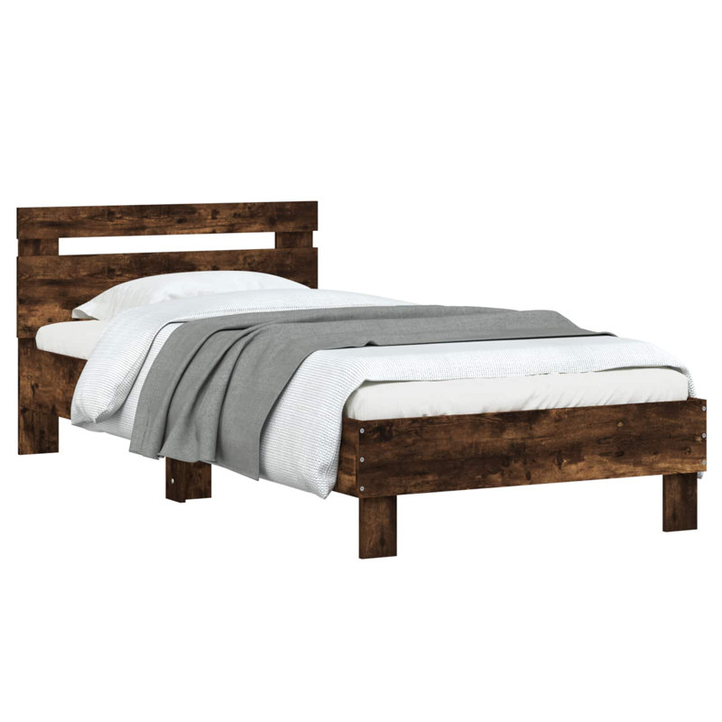 Bed, Smoked Oak