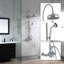 Système de douche thermostatique exposé et douche à main (P1090) par Strom Living-132503917