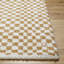 Tapis jaune à carreaux Viesville-156592940