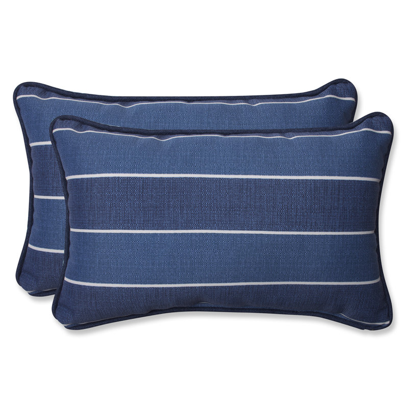 Coussin lombaire intérieur / extérieur Wickenburg, Indigo