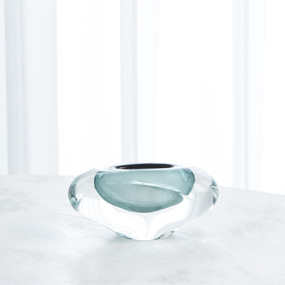 Abstract Bean Vase-Persimmon-Lg