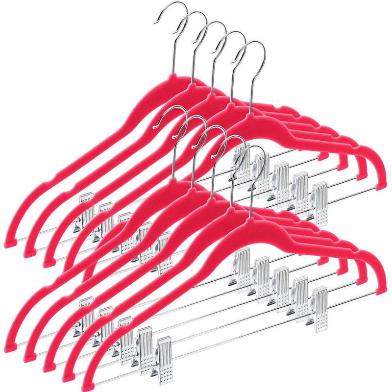 Paquet de 10 cintres avec pinces