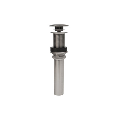 1.5" Non-Overflow Pop-up Bathroom Sink Drain - Brushed Nickel