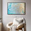 Impression abstraite sur toile marbrée-102859895