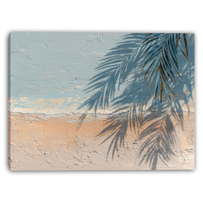 Ocean Shadow Glow Wrapped Canvas Wall Art