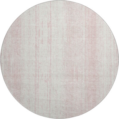 Premium Machine Washable Prisco Pink Rug