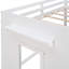 Lit mezzanine simple avec armoire et tablette-325244491