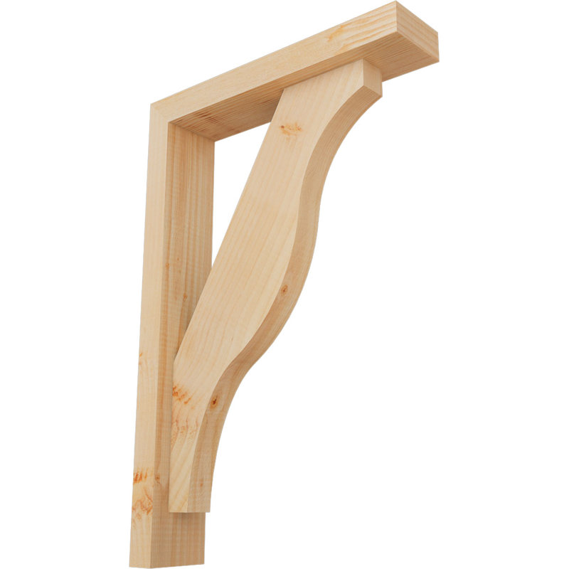Support Funston Block avec support décalé, 24x16, Sapin Douglas de l 3 1/2 (lisse)