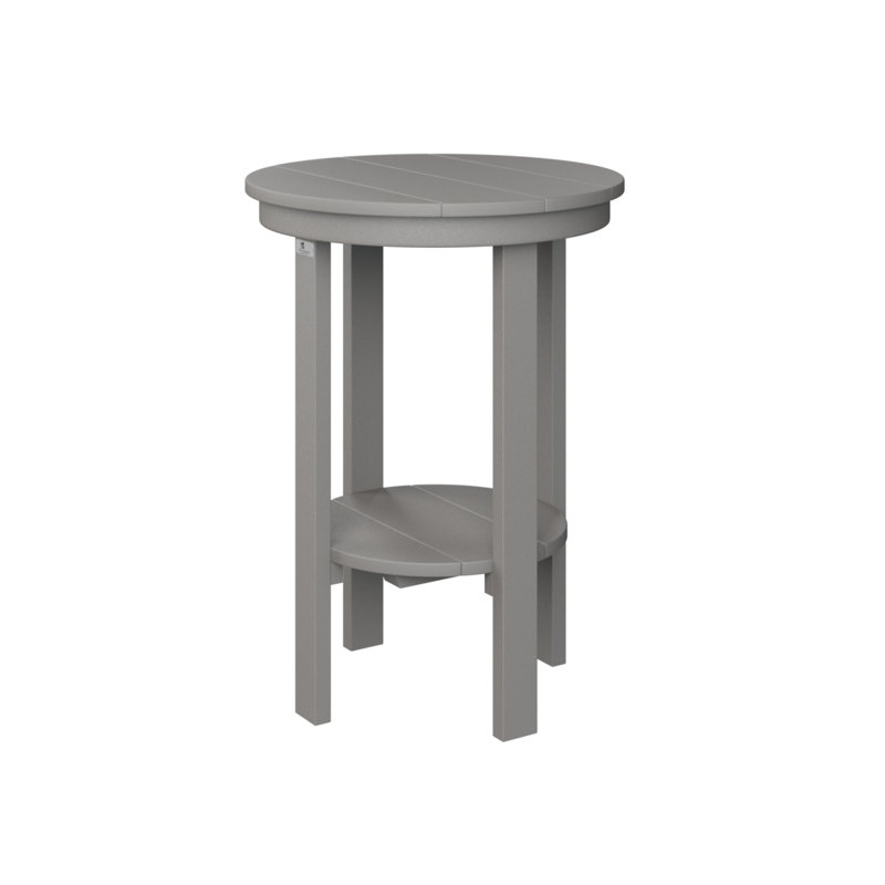 Table de bout ronde gris clair Berlin Gardens, Gris clair