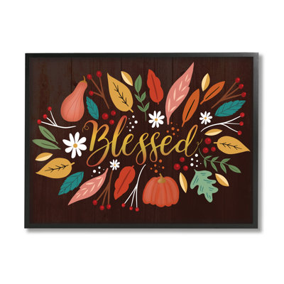«Blessed Reconnaissances», feuilles d'automne fantaisistes - Art textuel