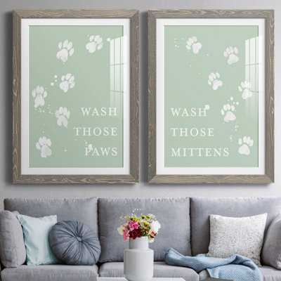 " Wash Your Paws III " 2 - Pieces