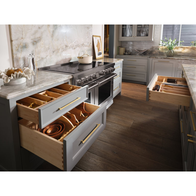 Adjustable Deep Drawer Insert For 30" - 36" Base Cabinet Drawer