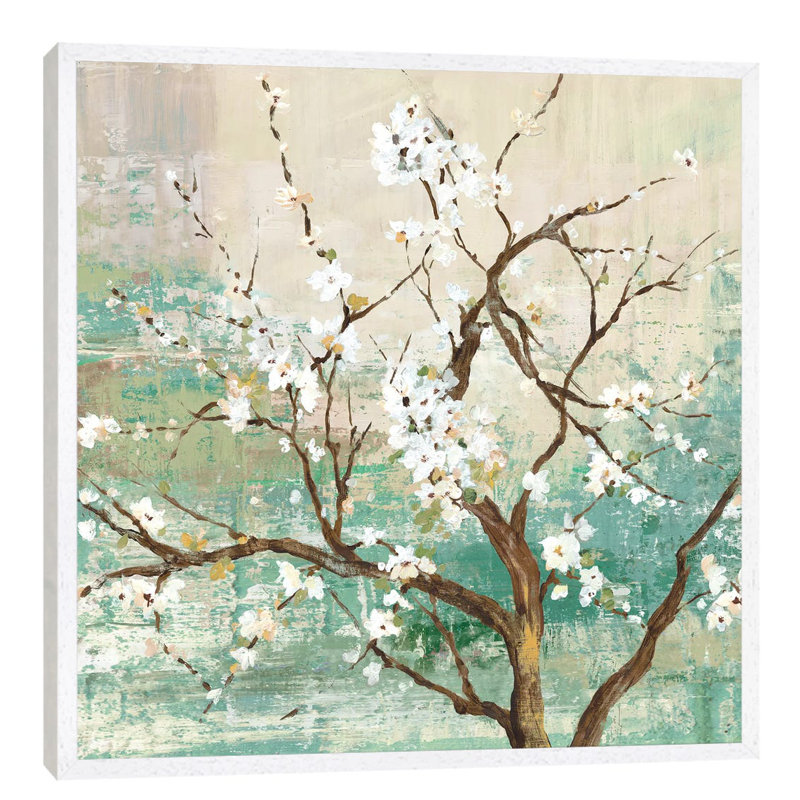 Kyoto I by Asia Jensen - Print on Canvas, 66.04 cm H x 66.04 cm W, White Framed