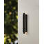 Applique murale d'extérieur à 3 lumières DEL 5CCT noir texturé 30 pouces Kestrel