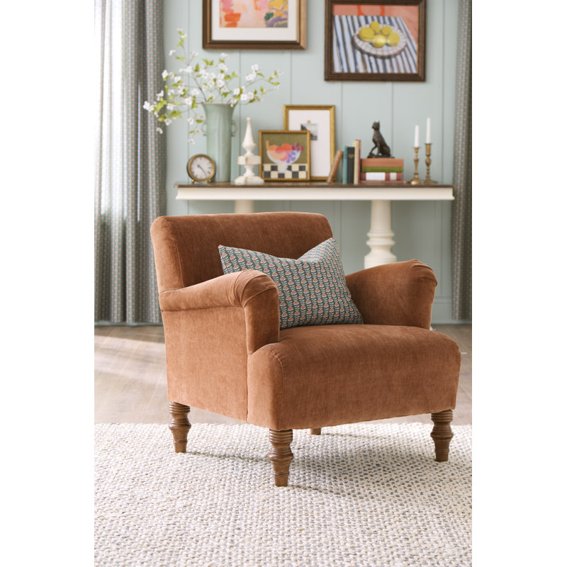 Chaise d'appoint Erin & Ben Co Emerson, Orange