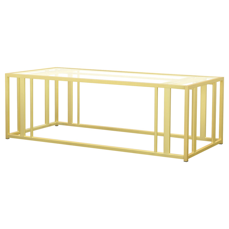Table basse Gulshtab, Laiton mat