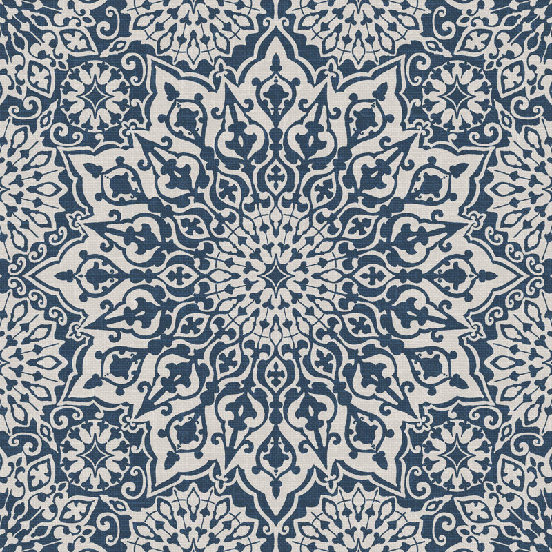 Mandala Oasis Microfiber Floral Sheet Set, Twin Sheet Set with 1 Pillowcase
