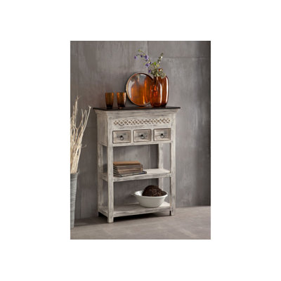 Castle 80cm Solid Wood Console Table