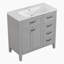 Meuble-lavabo sur pied simple 35,98 po Munazzah-1205366477