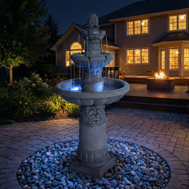 Grande fontaine sur pied 52 po