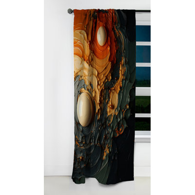 Huizenga - Rideau occultant à encre liquide - 1 panneaux