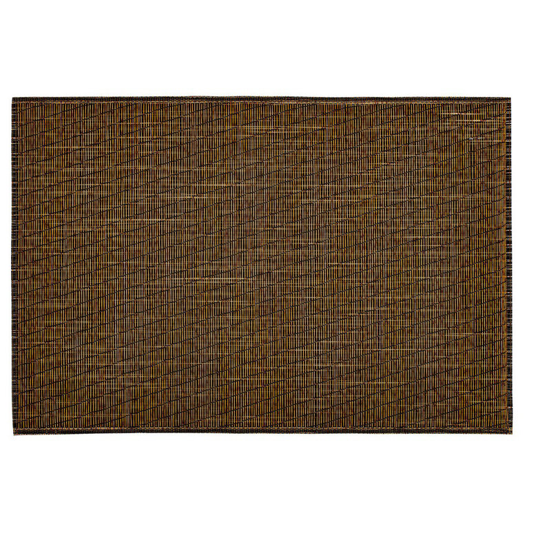 Jymere Polyester No Pattern Rectangle Placemat, Gold