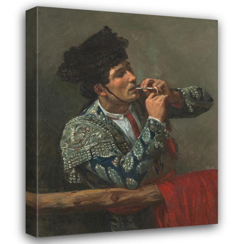 "After the Bullfight" par Mary Cassatt - Art mural sur toile tendue avec châssis, H 40 po x l 28 po